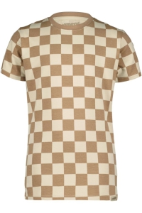 Louder! shirt Mats tawny brown checked